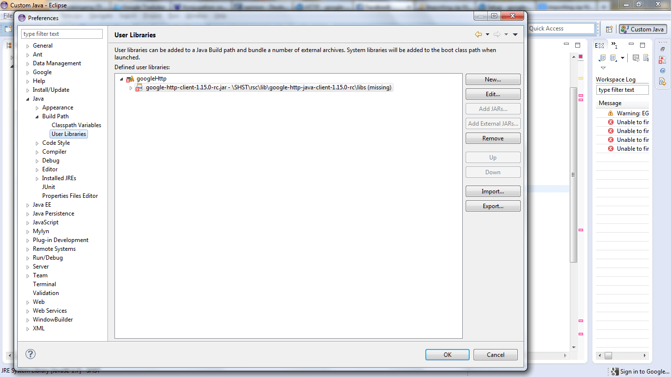 Importing zip file as library Eclipse Java Stack Overflow