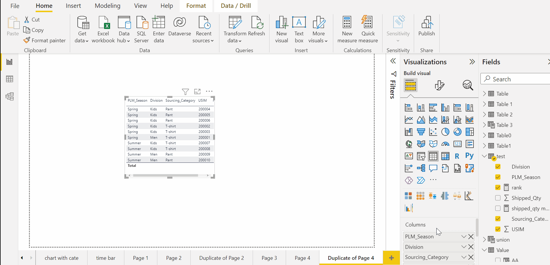 powerbi how to freeze a column in a table in power bi Stack Overflow