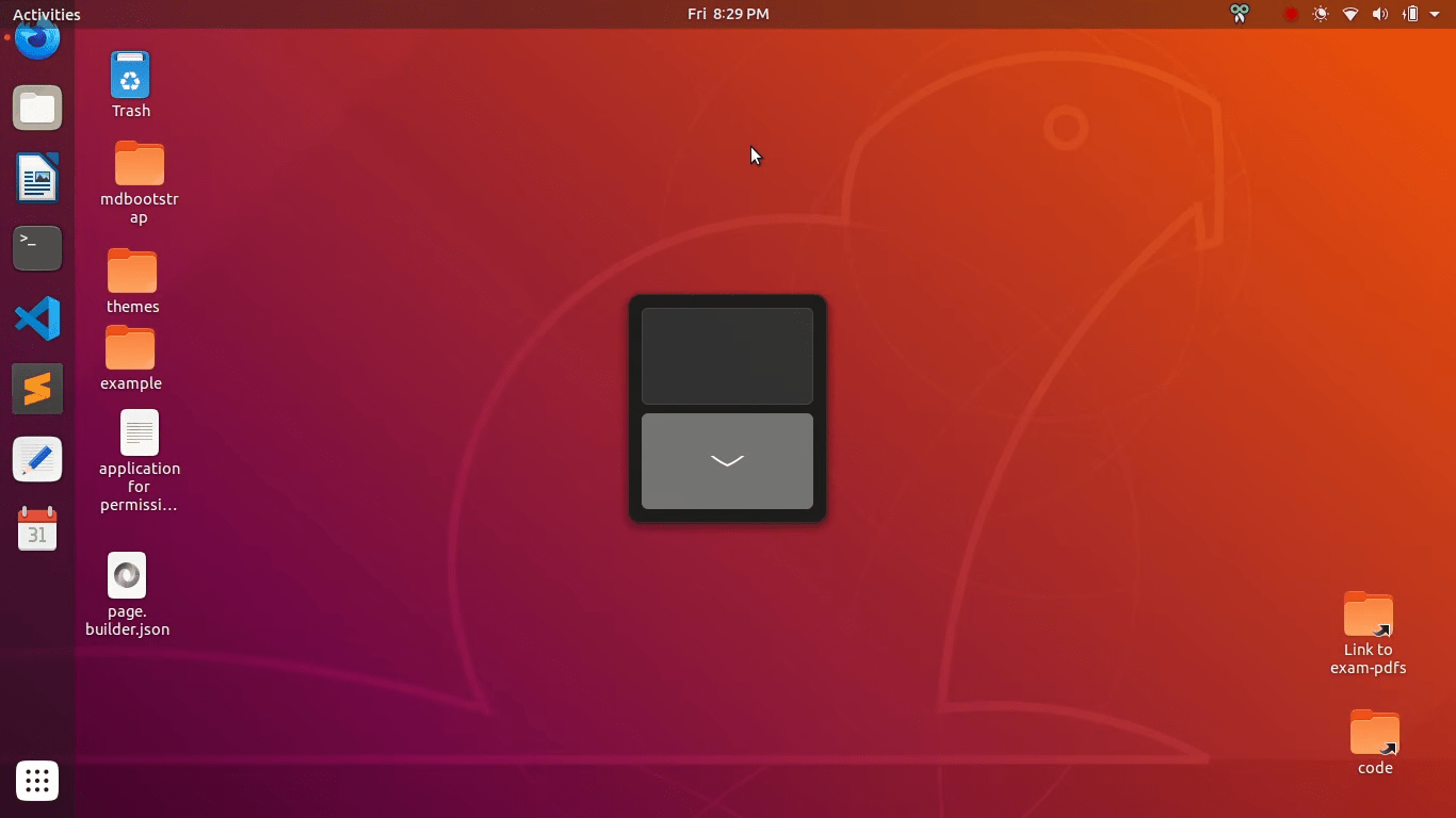 gnome how to remove desktop switching box that appears Ask Ubuntu