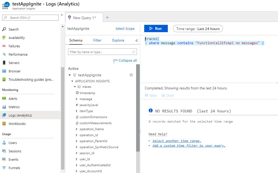 azure Application Insights log search by Information content Stack Overflow