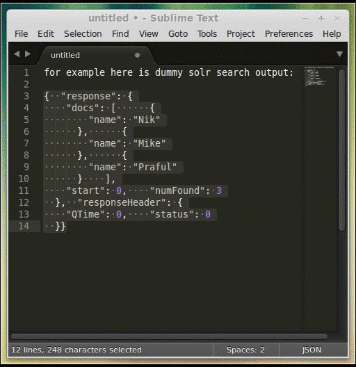 Sublime Text JSON formatter shortcut Newbedev