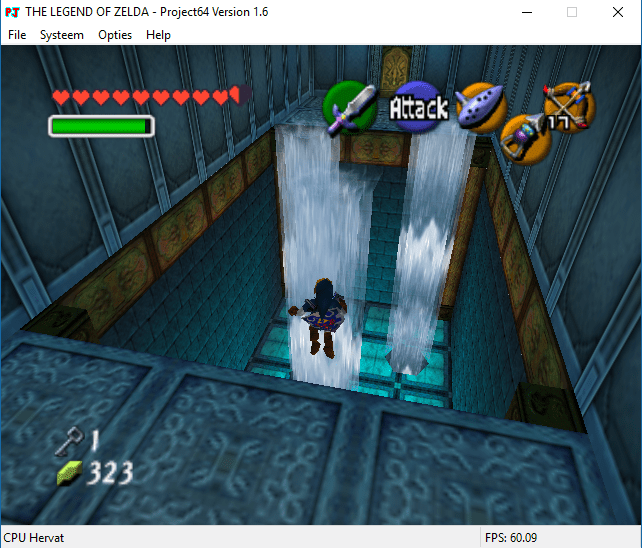 zelda ocarina of time Stuck at water temple, where I have to jump