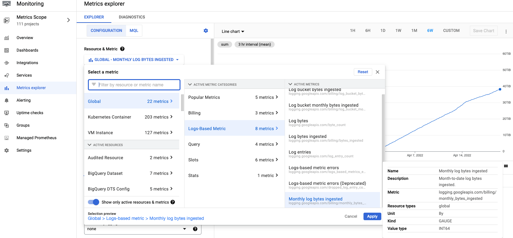 google cloud platform get project info