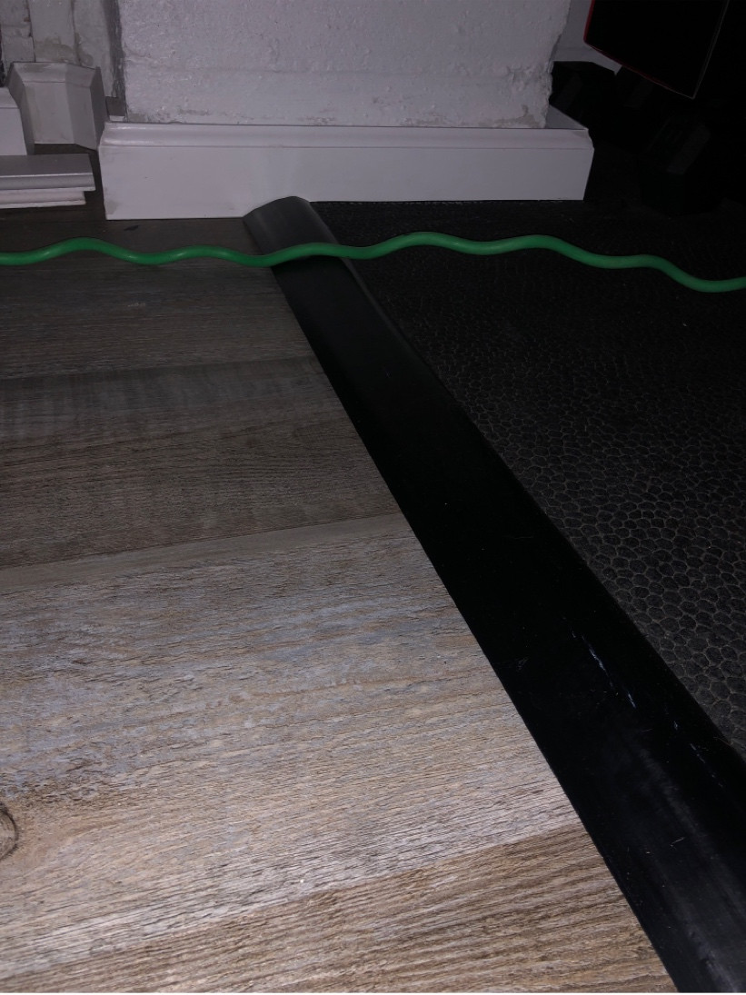 How to adhere rubber threshold to flooring Home Improvement Stack