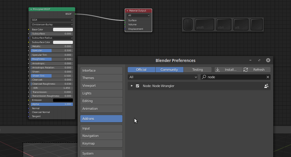 materials What are the keyboard shortcut for Knife Tool and Reroute