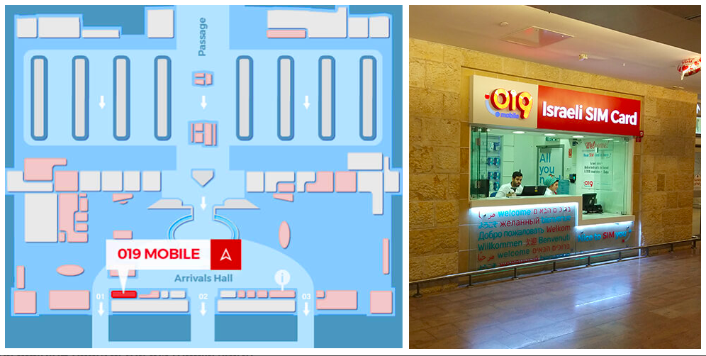 cellphones Where to buy a SIM card at Ben Gurion airport, Israel