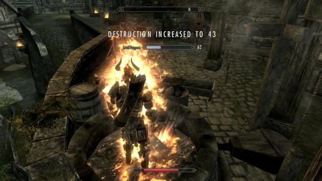 skyrim Best way to level destruction? Arqade