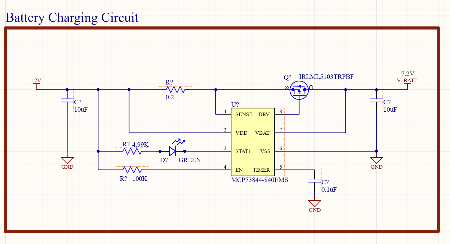 Battery Charger Schematic Diagram