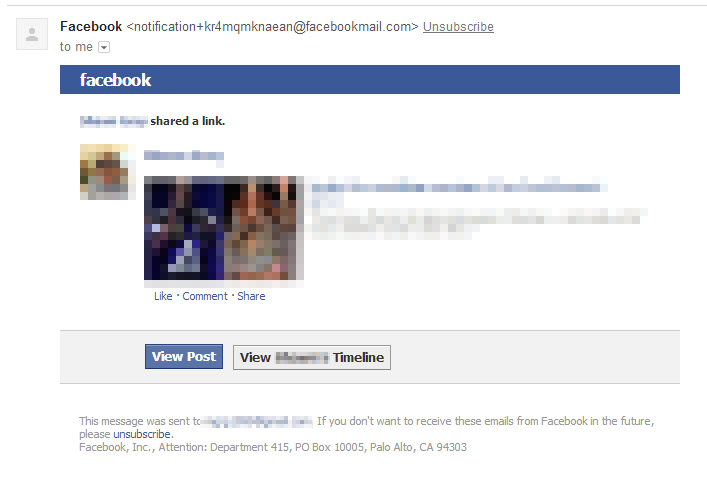 Facebook Security Home