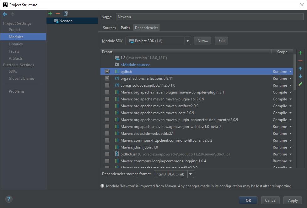 java JavaFX + Maven + Ojdbc6 + IntelliJ (deploy oracle jar with