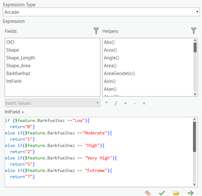 ArcGIS Pro calculate field using arcade not working? Geographic