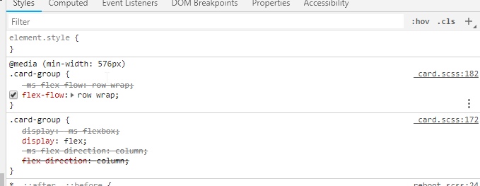 html Bootstrap 4 card horizontal Scroll issue? Stack Overflow