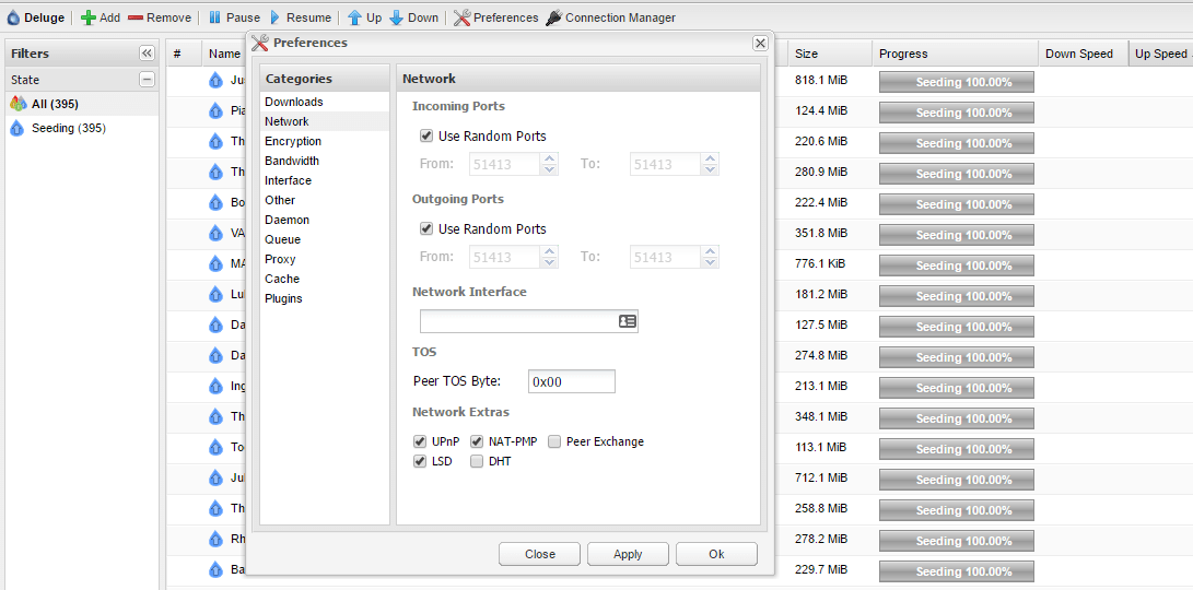 networking Problem with Deluge "no connection!" Ask Ubuntu