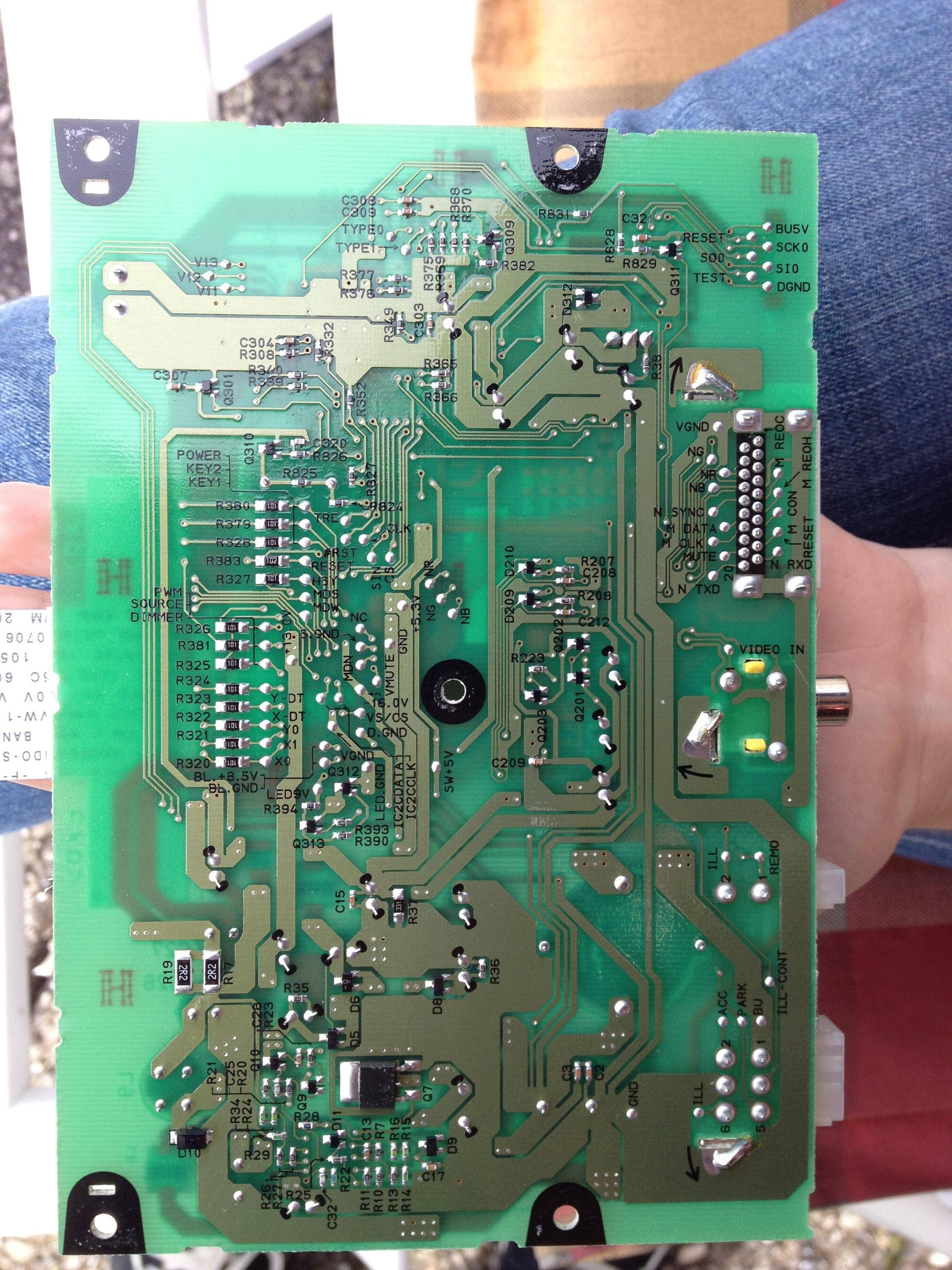 install AUX input on car audio/navi system Electrical Engineering