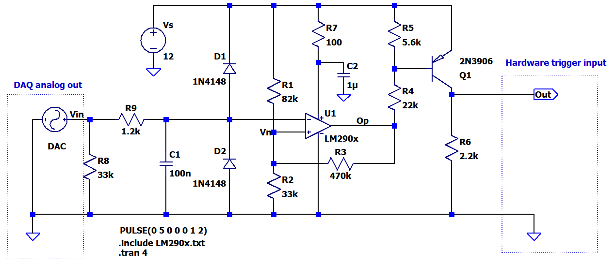 Some questions about a comparator circuit used as a buffer