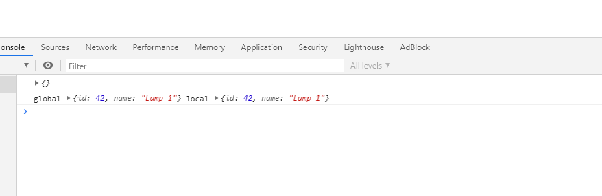 html Angular reflects global variable changes to local variable of a