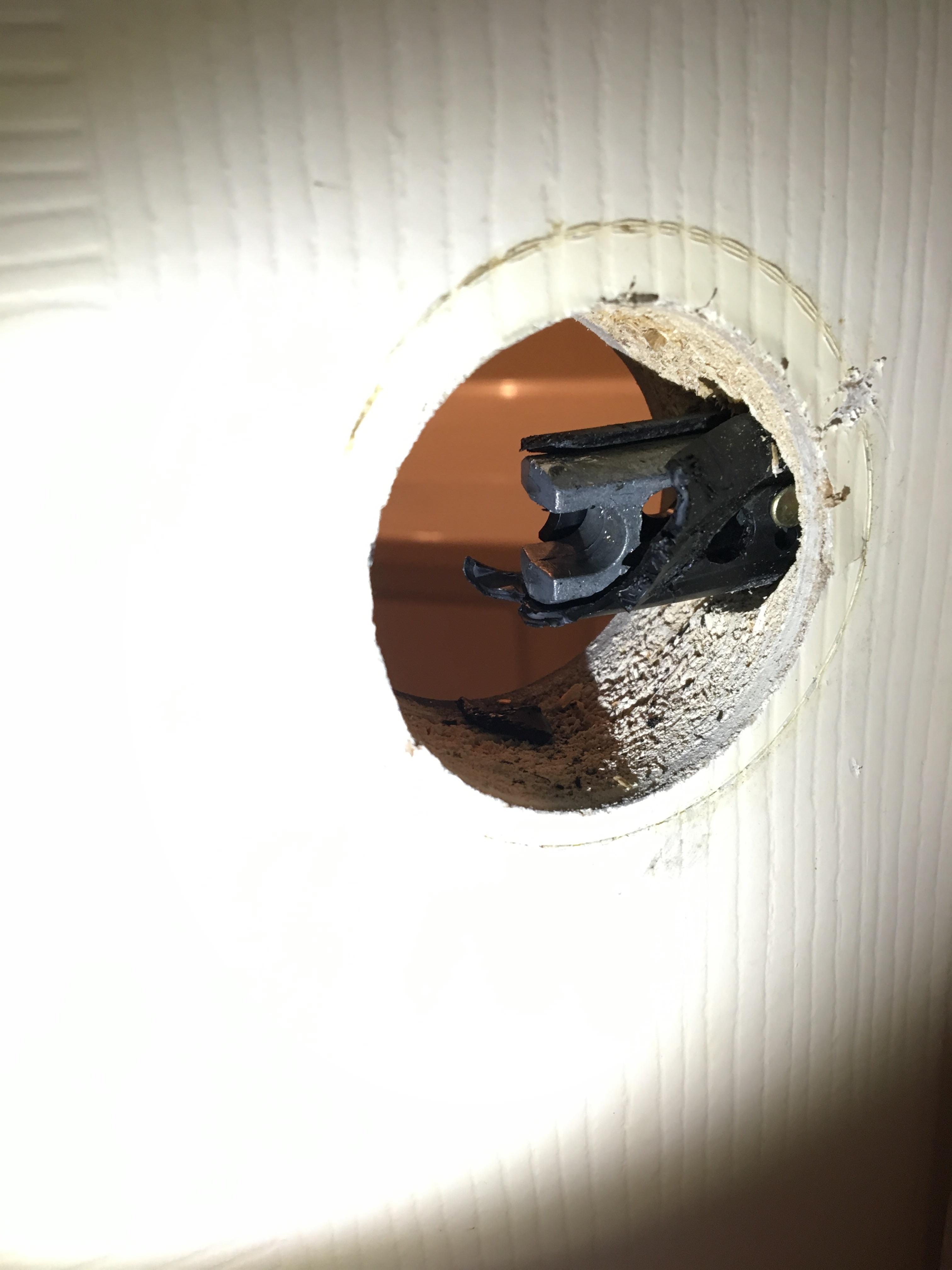 lock My door was locked but the handle came off, uses nontraditional unlock Home