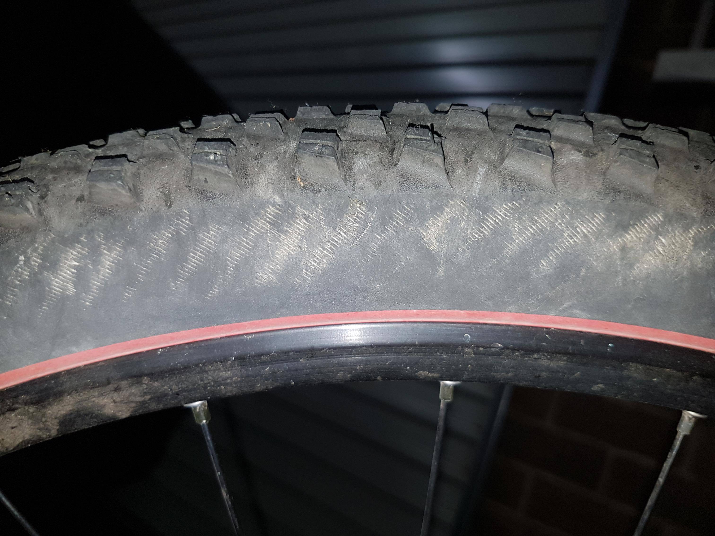 tire MTN bike tyre sidewall wear question Bicycles Stack Exchange