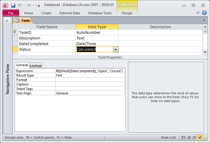 ms access Enter data in one field and have another field update