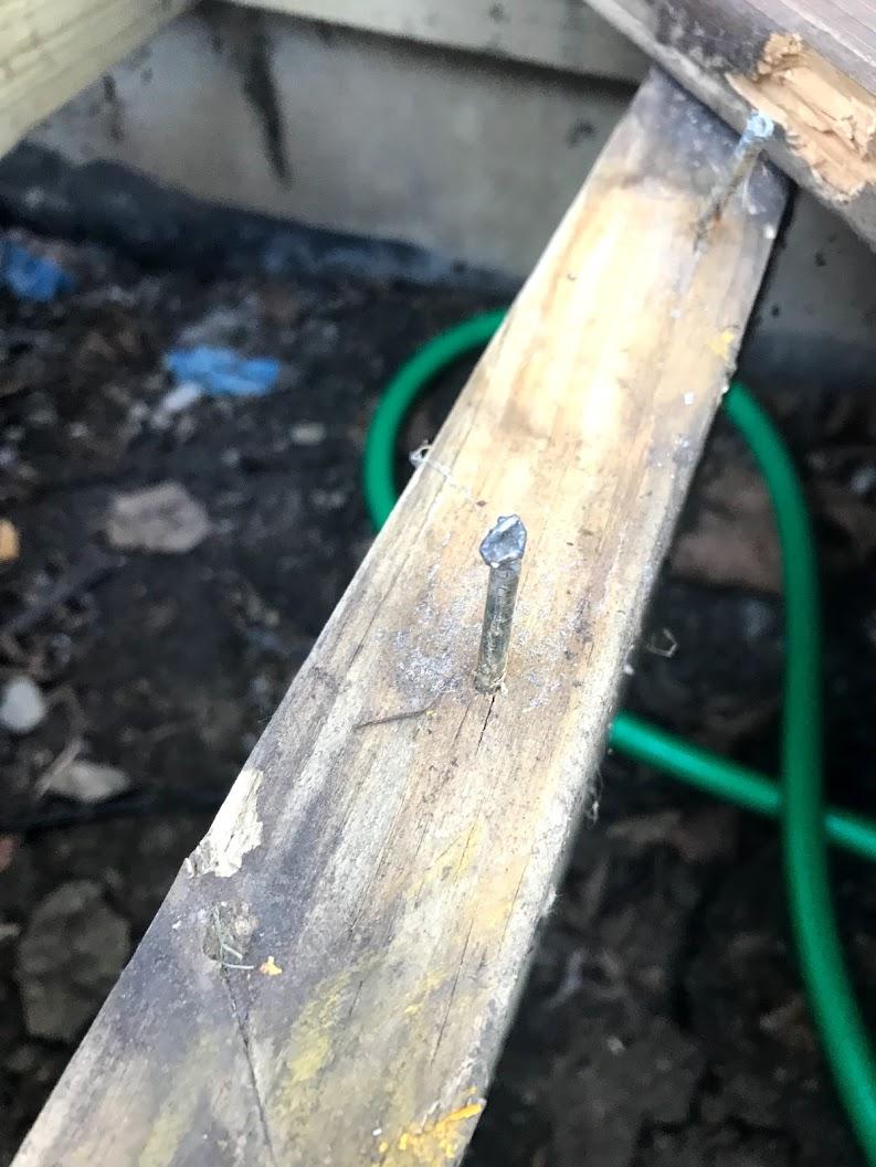 decking Remove stubborn deck nails Home Improvement Stack Exchange