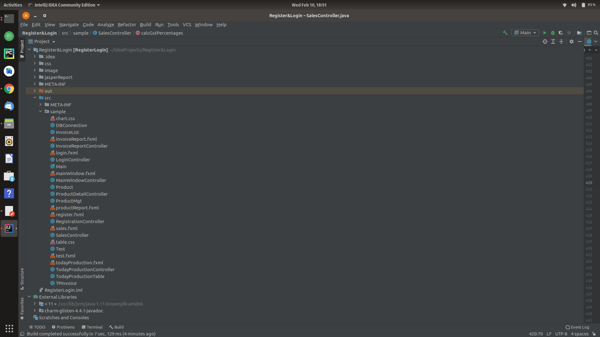 javafx Error Could not find or load main class sample.Main Caused by