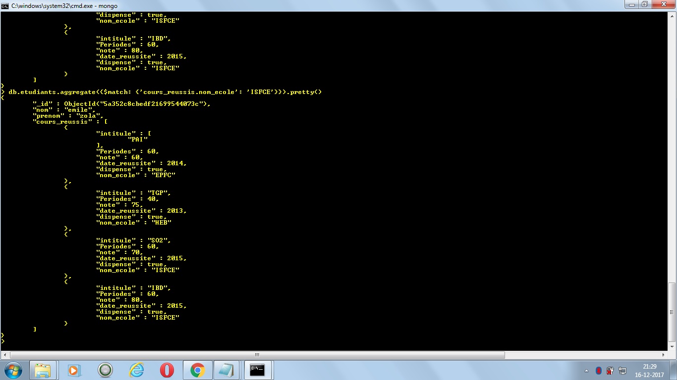 nosql How can I query matching MongoDB documents and return a subset