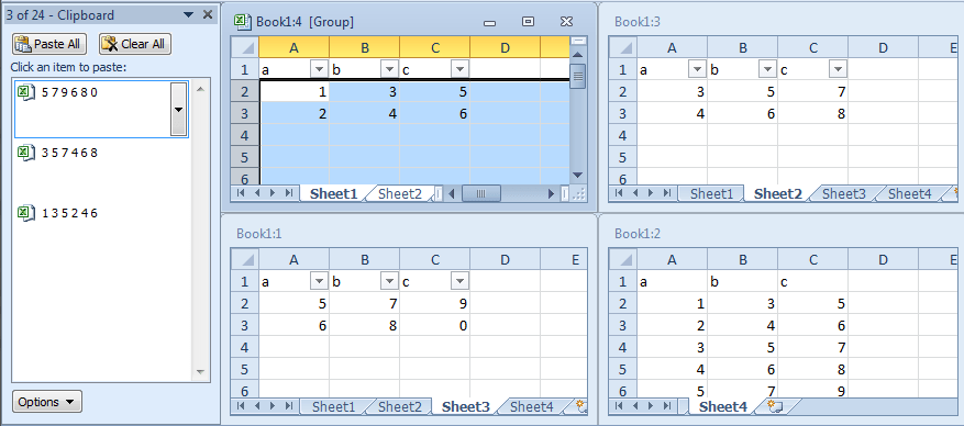 vba Union multiple excel sheets. (Paste underneath each other