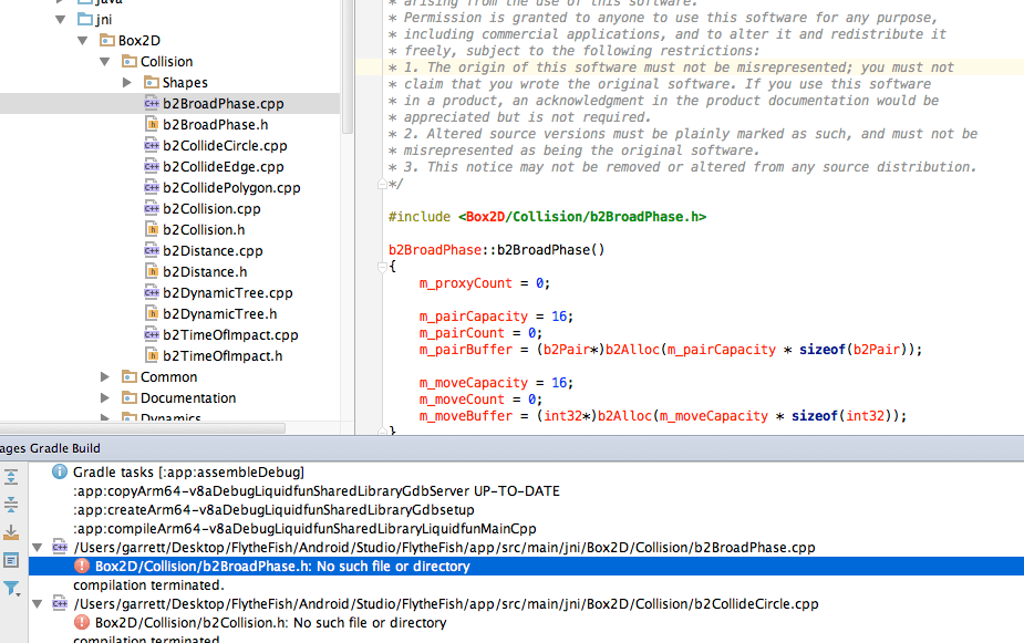 Android studio c++ files can't find directory Stack Overflow