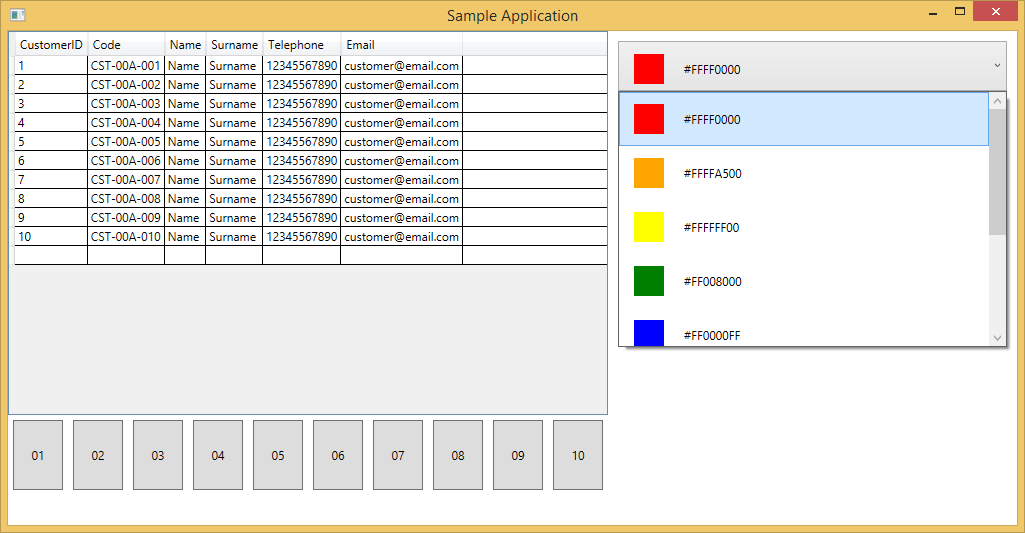 c how to set a color to a WPF Datagrid with index? Stack Overflow