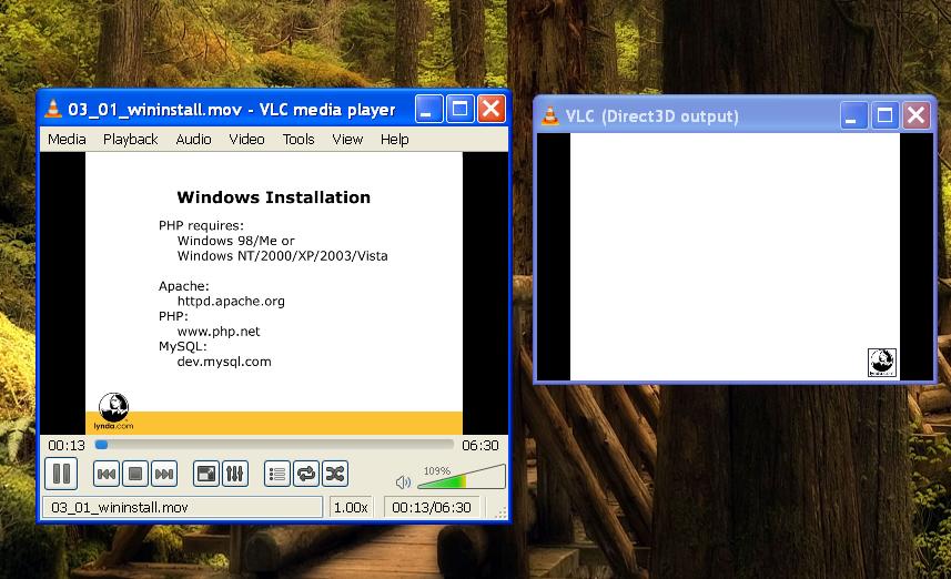 vlc media player VLC opening direct 3d output windows Super User