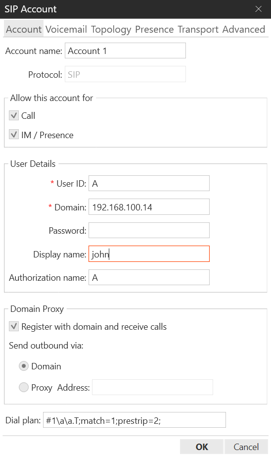c How to register a SIP account in xlite Softphone? Stack Overflow