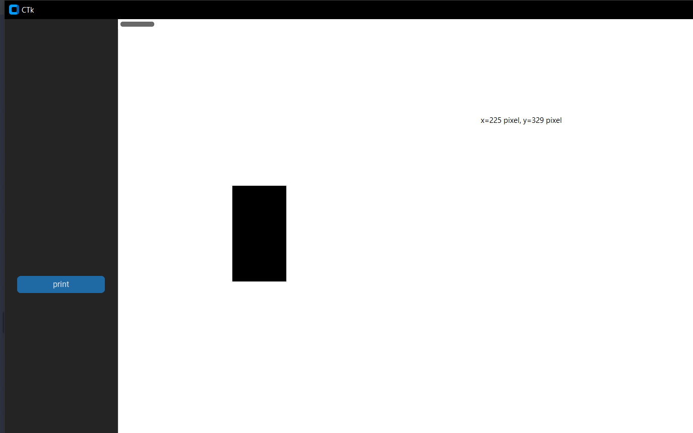 tkinter Problem getting widget coordinates after scrolling the canvas