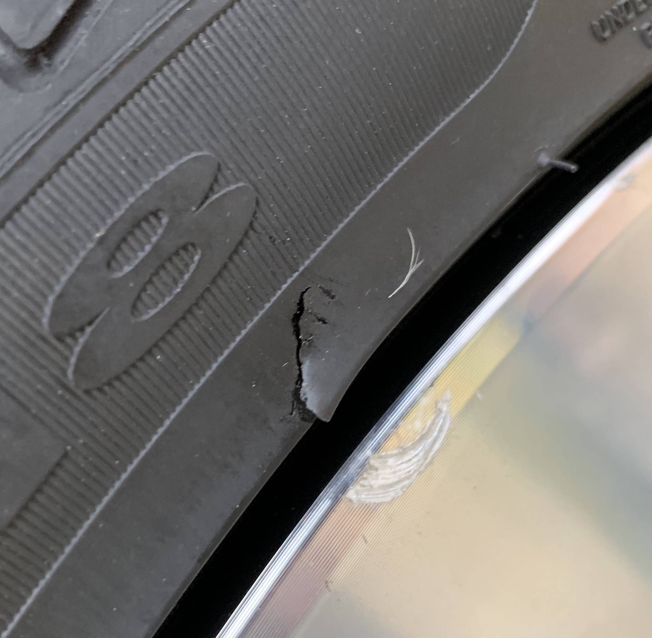 tires Side wall damage Motor Vehicle Maintenance & Repair Stack