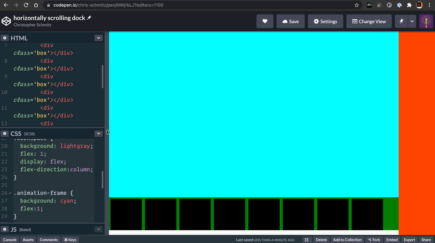 css overflowx in flexbox enabled element not allowing scroll Stack