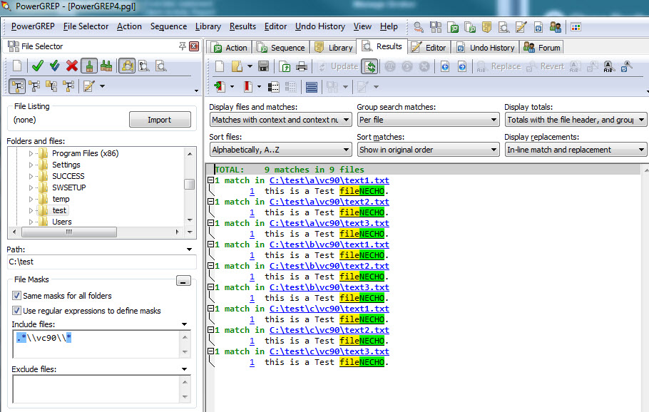 replace Specify Multiple Directories in Notepad++ Find in Files
