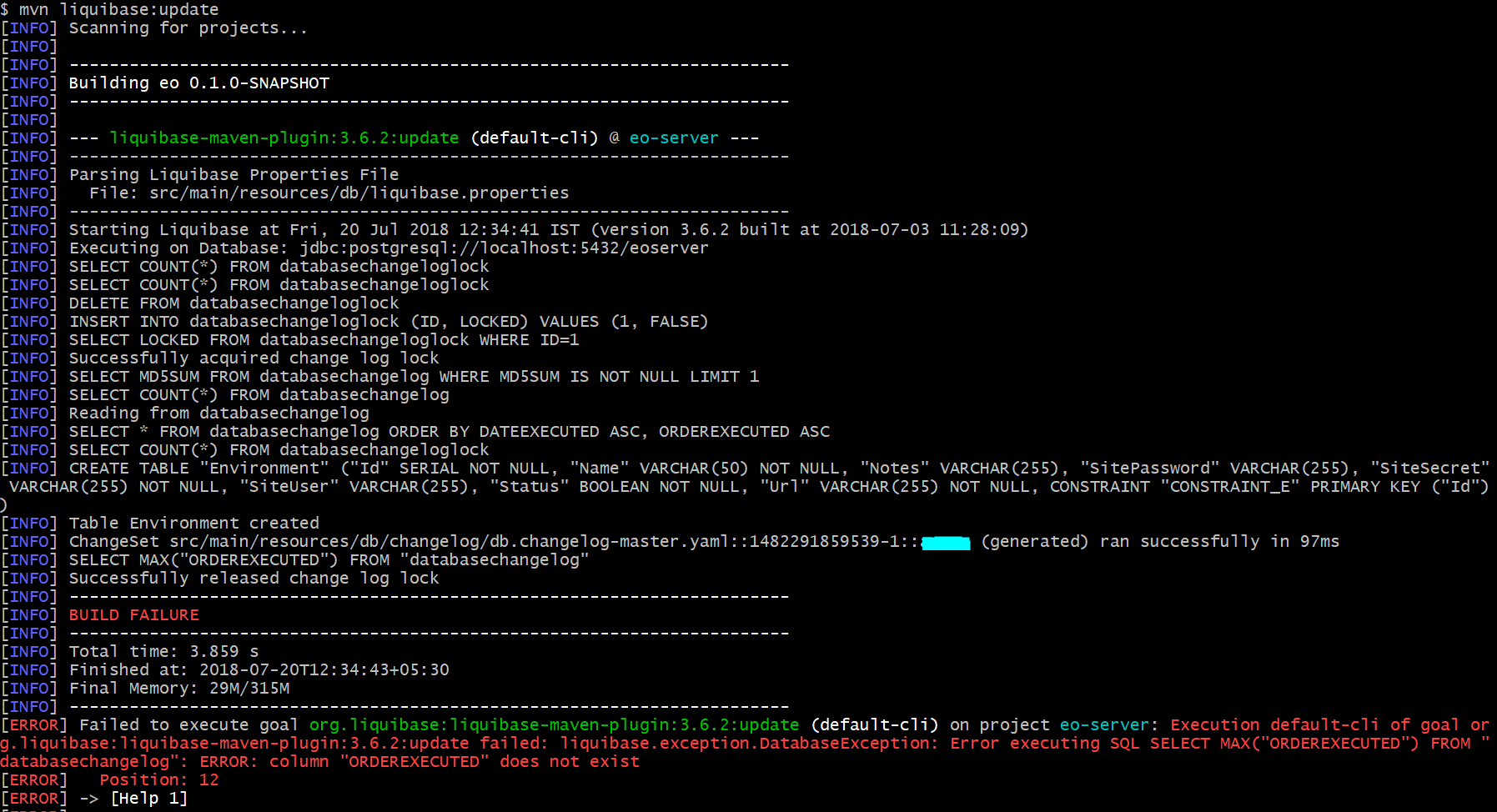 postgresql Case sensitive column name in insert query for