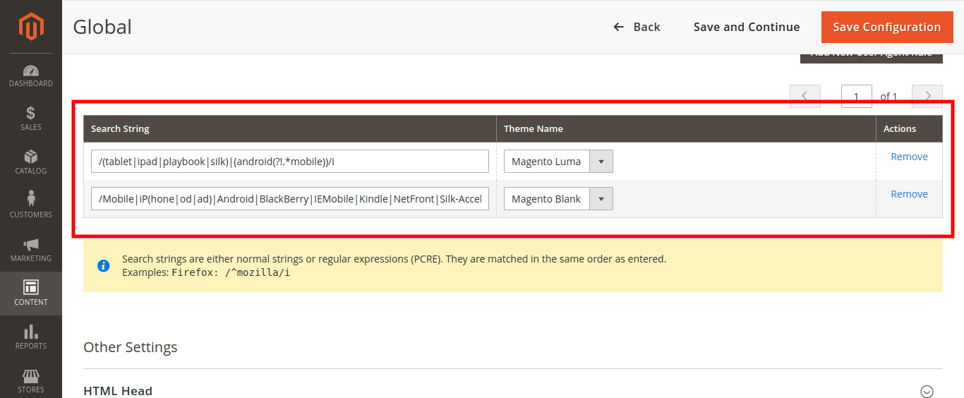 I have added user agent rule for only mobile but reflected on iPad and