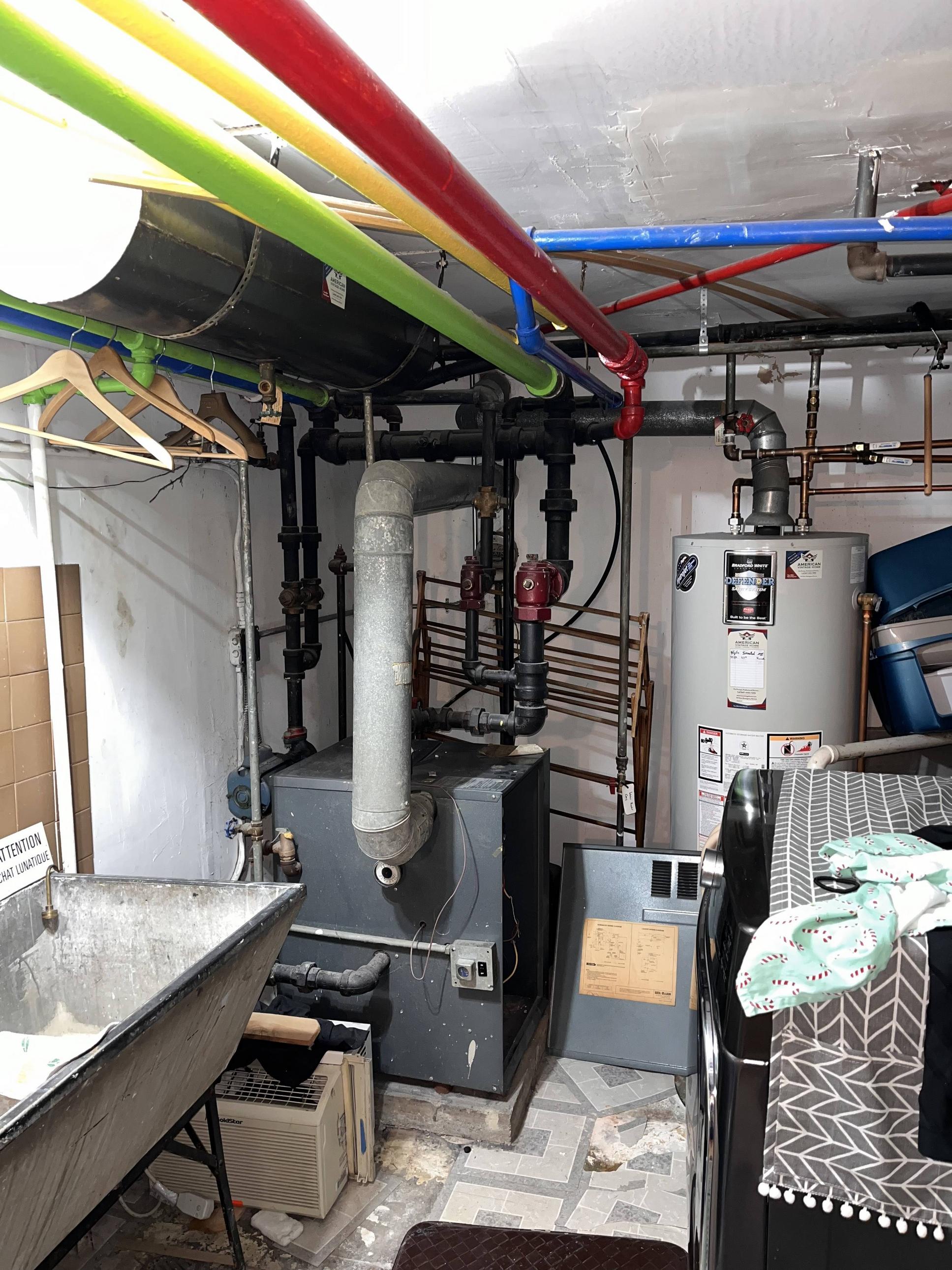 water pressure Two Zone Boiler System. One calls for heat, both zone
