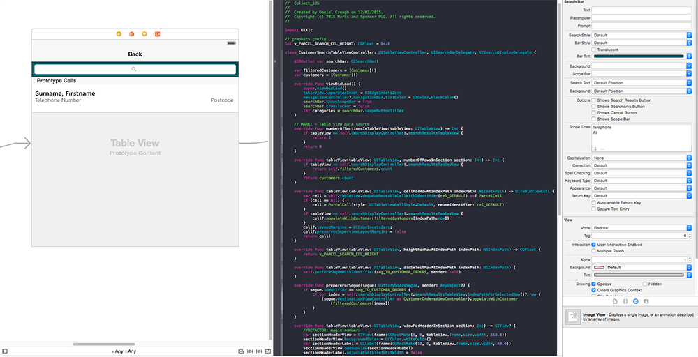 ios Swift Search Bar Tint Color Not Correct Stack Overflow