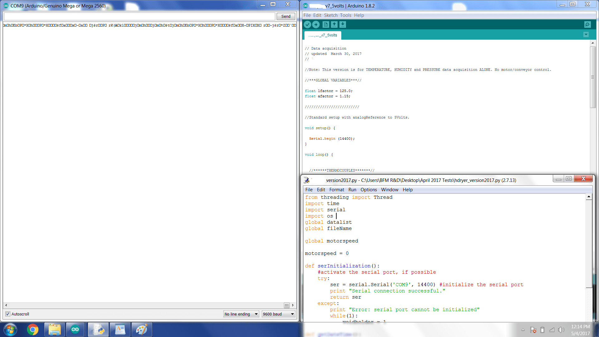 Python Pyserial Readline Example