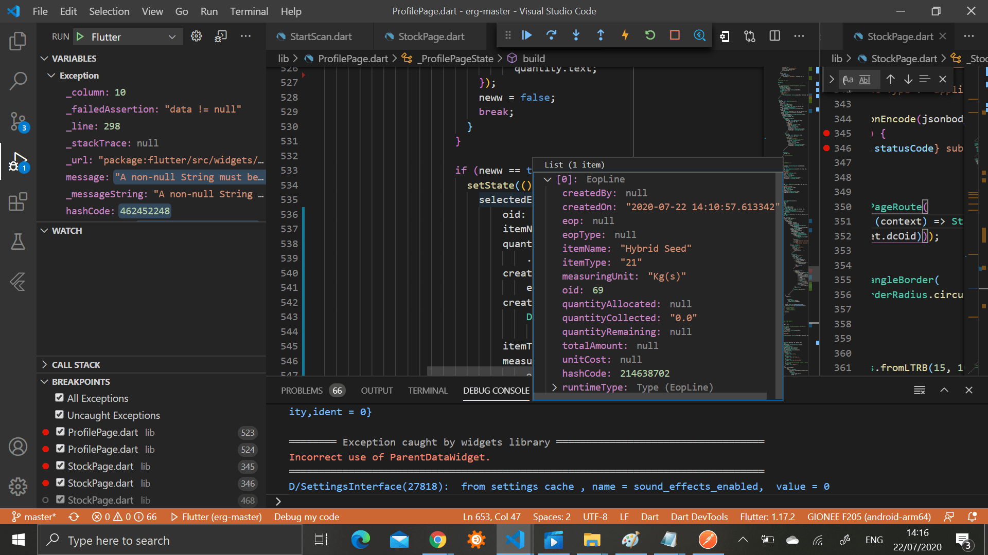 Map Function In Flutter flutter Filed Assertion line 298 pos 10 'data != null' A nonnull