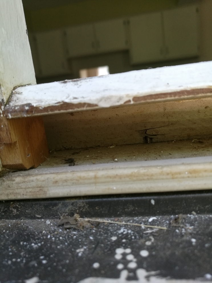 How to remove window wood trim to replace crank operator? Home