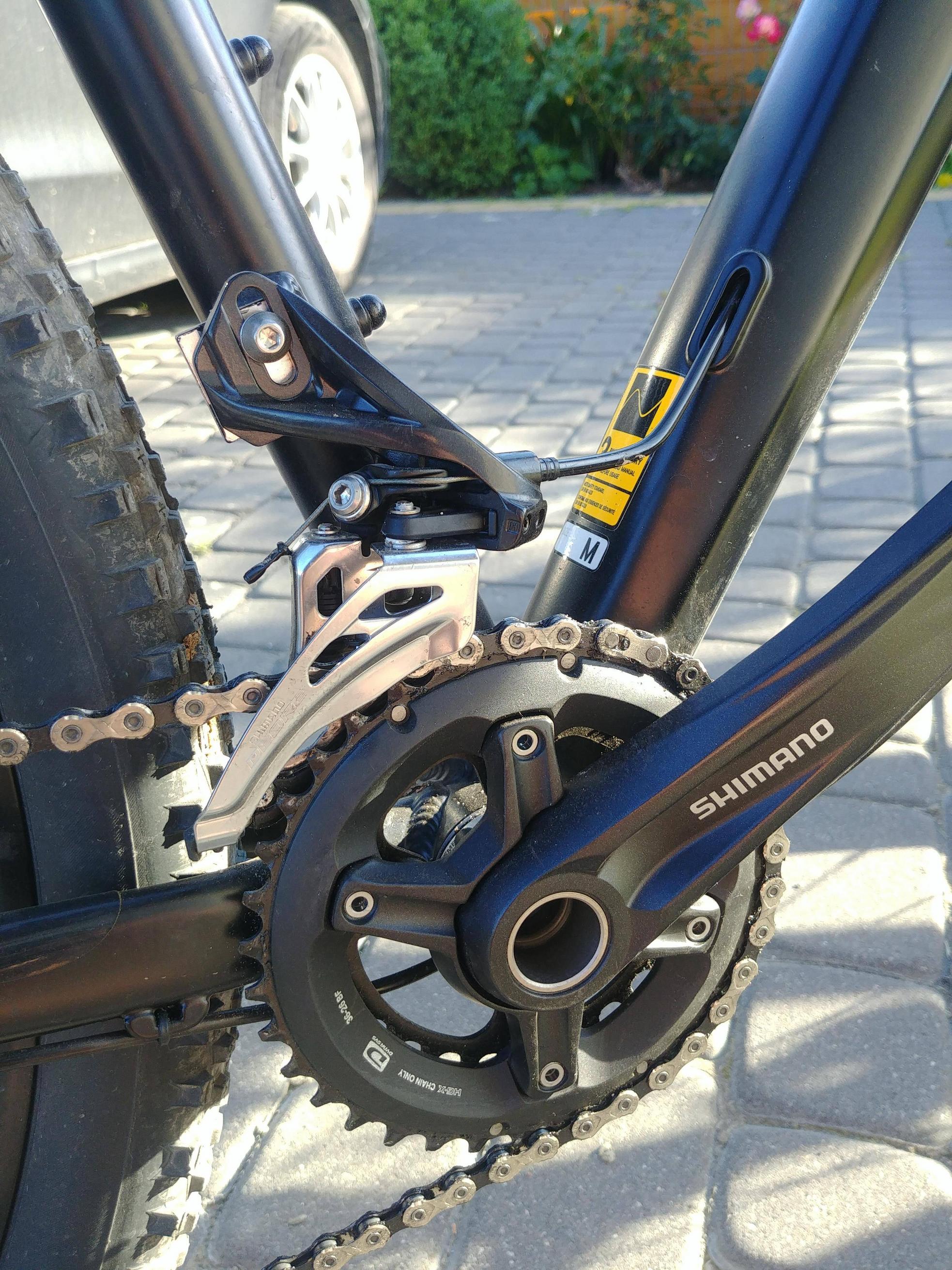 crankset Is it possible to change chainrings to bigger on Shimano FC