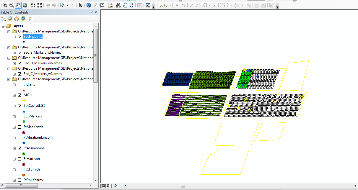arcgis desktop Cemetery Grave/Person Locator Geographic Information
