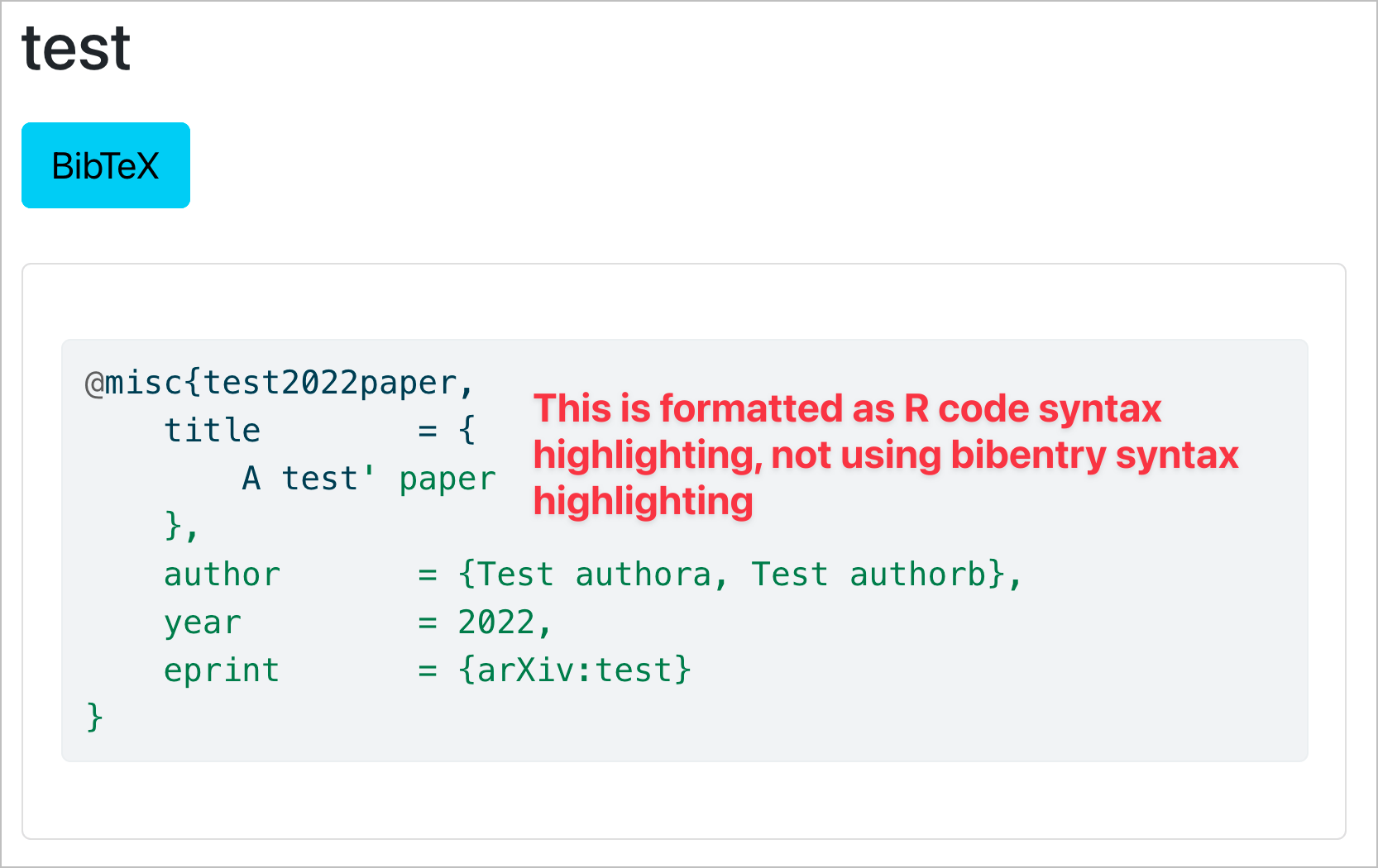 r markdown Rmarkdown code chunk format for BibTeX entry Stack Overflow