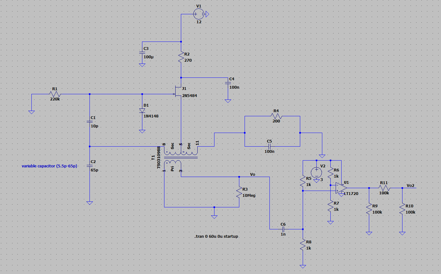 JFET Hartley Oscillator Electrical Engineering Stack Exchange