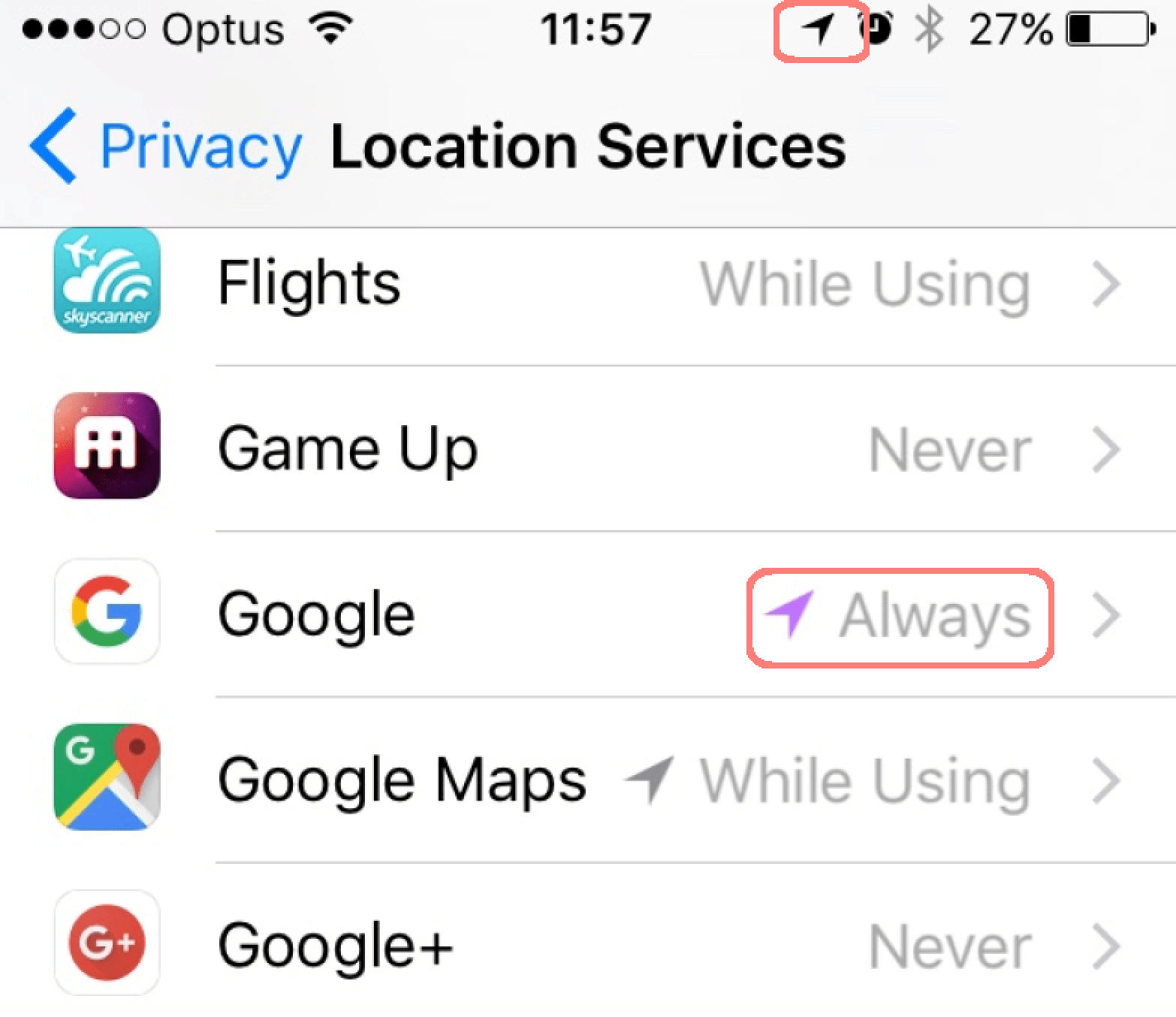 iphone Time & Location High data usage Ask Different