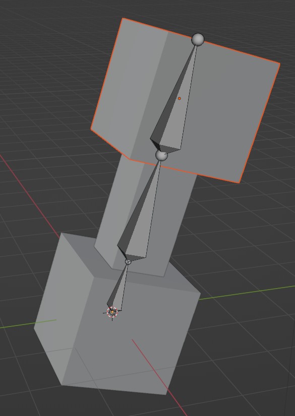 rigging How can I make a child bone rotate relative to its parent