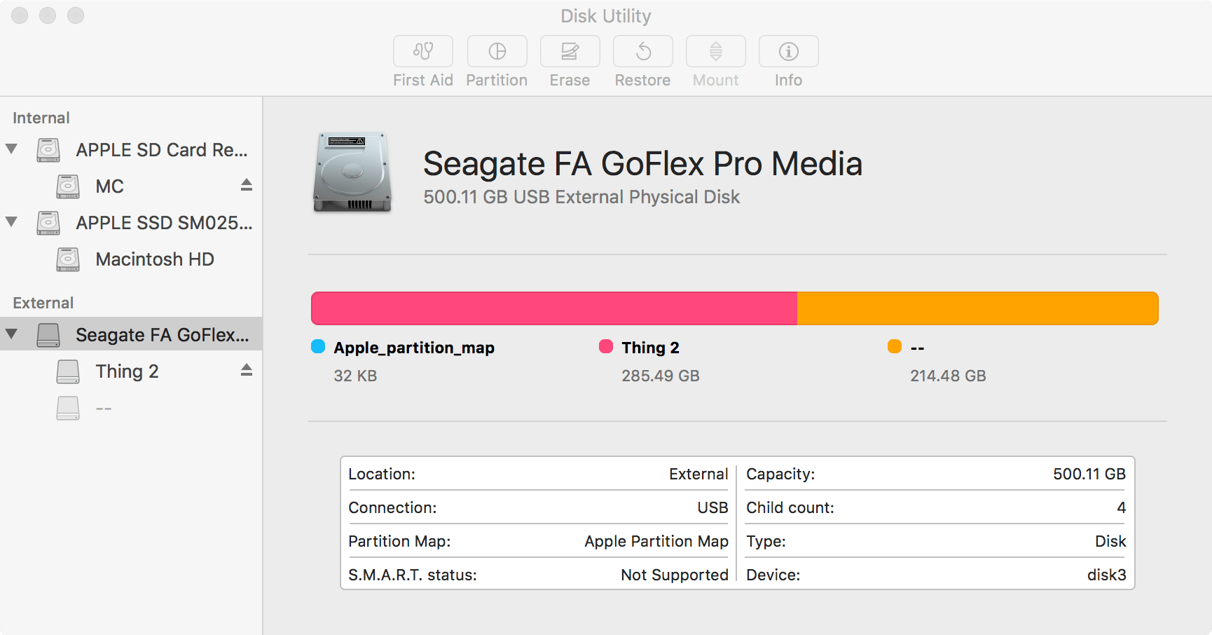 Lost Partition on External Hard Drive When Setting Up Time Machine