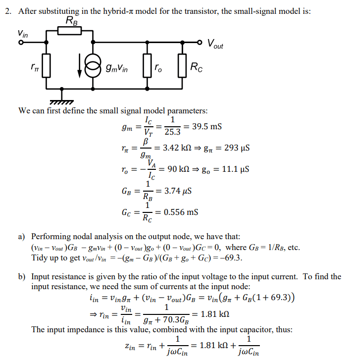 transistors Output resistance of commonemitter amplifier